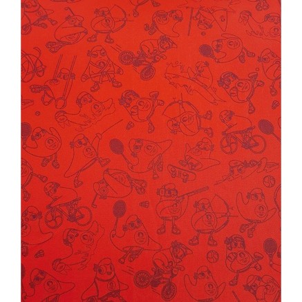 Poltrona per Bambini Fun House Paris 2024 Olympic Games Bianco Rosso 2