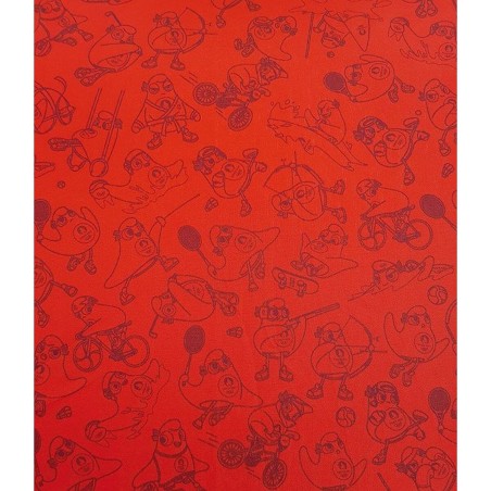 Sillón Infantil Fun House Paris 2024 Olympic Games Blanco Rojo