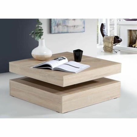 Mesa de Centro Marrón 78 x 78 x 36 cm