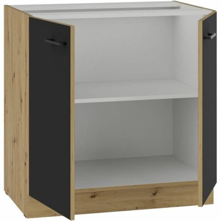 Mobile da cucina Nero noir Nero opaco 80 cm