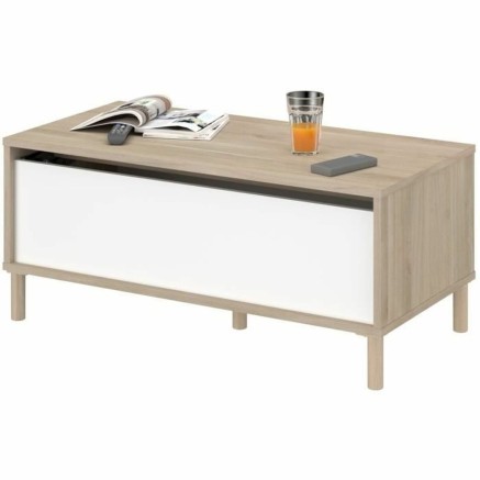 Table Parisot Blanc 100 x 50 x 43,6 cm 2