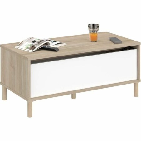 Tavolino alzabile Parisot Bianco 100 x 50 x 43,6 cm