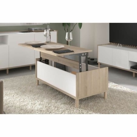 Tavolino alzabile Parisot Bianco 100 x 50 x 43,6 cm