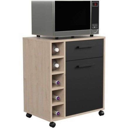 Mobile da cucina Parisot Nero Rovere 60 x 40,3 x 71 cm 2
