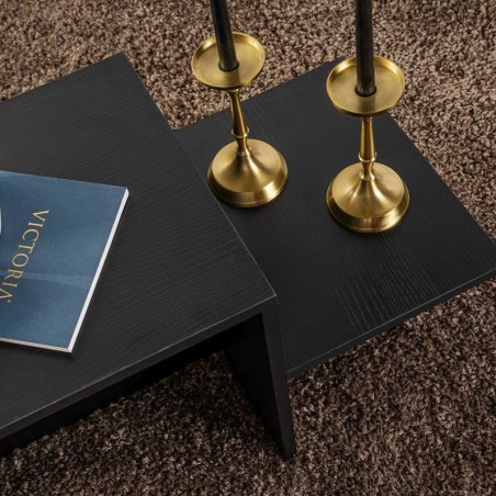 Centre Table Harmony Black 80 x 40 x 40 cm