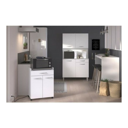 Carro de Cocina Ekipa Harmony Blanco 60 x 44,5 x 81 cm 2