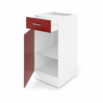 Gemakkelijk verplaatsbare meubels 40 x 47 x 82 cm Rood Plastic Melamin
