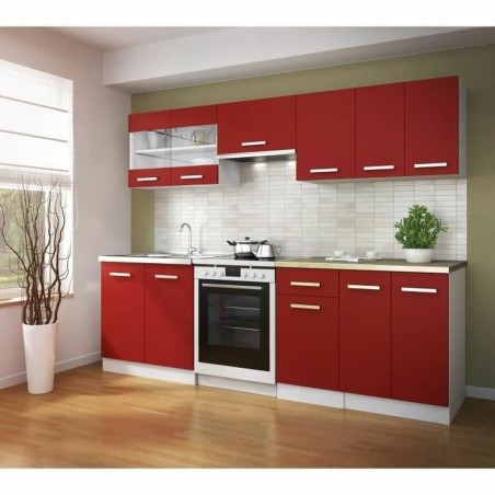Gemakkelijk verplaatsbare meubels 40 x 47 x 82 cm Rood Plastic Melamin