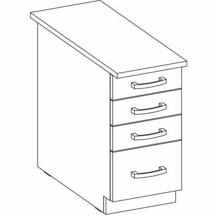 Mueble Auxiliar 60 x 40 x 80,4 cm Gris 2
