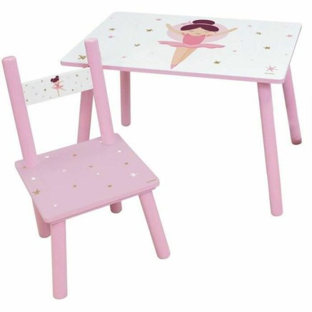 Conjunto de Mesa y Sillas para Niños Fun House Dancer Ballerina Infan