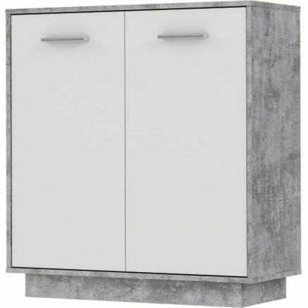 Mobili di stoccaggio Bianco Grigio chiaro 88,9 x 34,2 x 88,1 cm
