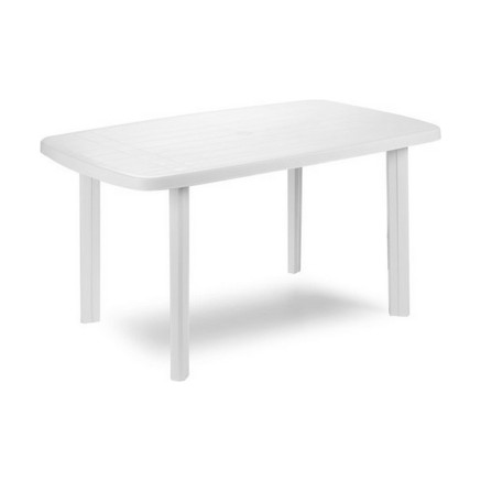 Bijzettafel IPAE Progarden 08330100 Wit Hars (72 x 137 x 85 cm )