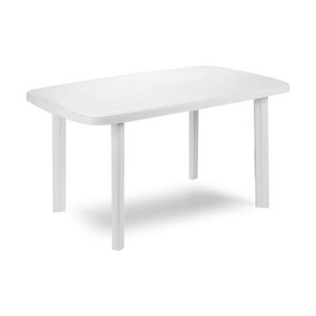 Mesa auxiliar IPAE Progarden 08330100 Blanco Resina (72 x 137 x 85 cm