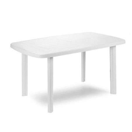 Mesa auxiliar IPAE Progarden 08330100 Blanco Resina (72 x 137 x 85 cm
