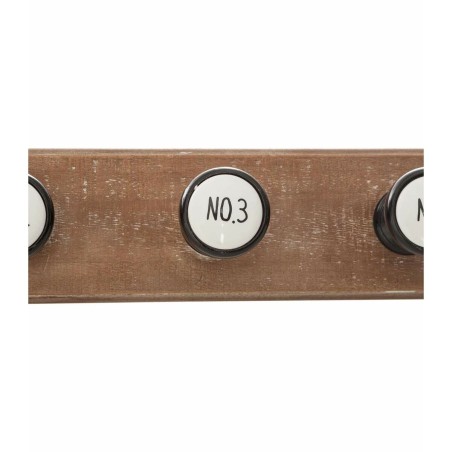 Perchero de Pared Atmosphera Números 6 Colgadores 66 x 8,5 x 8,8 cm M