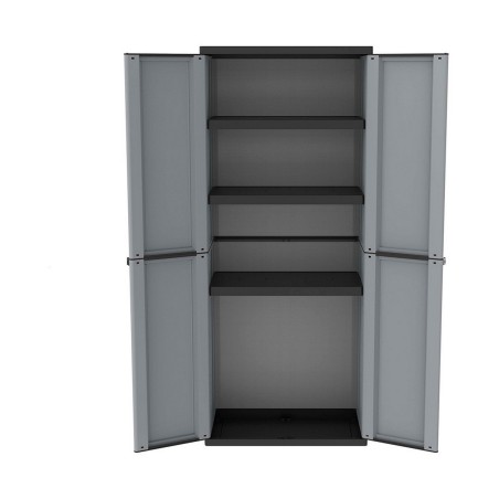Garderobe Terry jline268 Schwarz Schwarz/Grau Harz Kunststoff 68 x 37,