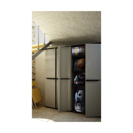 Klerenkast Terry jline268 Zwart Zwart/Gris Hars Plastic 68 x 37,5 x 16