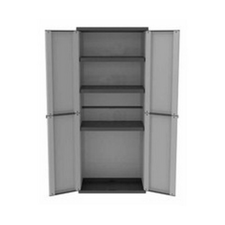Klerenkast Terry jline268 Zwart Zwart/Gris Hars Plastic 68 x 37,5 x 16