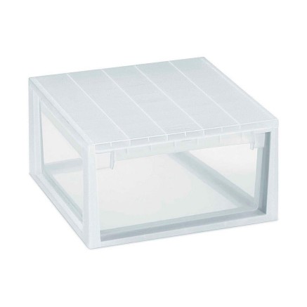 Chest of drawers Terry LightDrawer L Multi-use White Transparent polyp