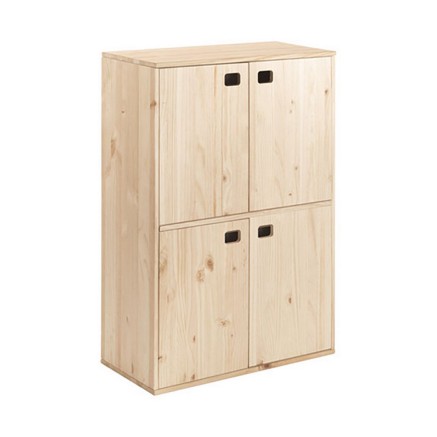 Furniture Astigarraga Dinamic4 4 doors Natural Wood Pinewood 105,4 x70