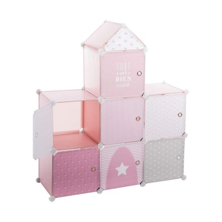 Estantería Atmosphera Pink Castle Infantil Modular Polipropileno (95,