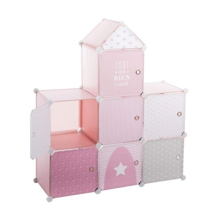 Regal Atmosphera Pink Castle Für Kinder Modular PP (95,5 x 32 x 109 c 2