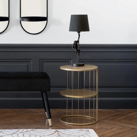 Tischdekoration Atmosphera Kobu Gold Metall 36 x 36 x 52 cm 2