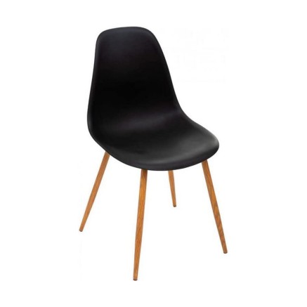 Chaise de Salle à Manger Atmosphera Taho Noir polypropylène (47 x 53