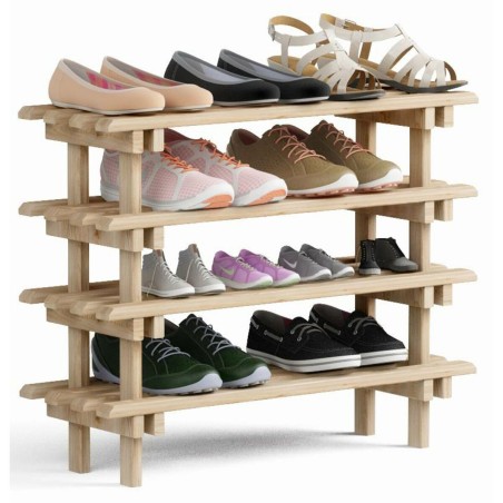 Range-chaussures Astigarraga Evolution Naturel Pin Empilable 30 x 25,9