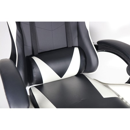 Silla Gaming EDM 75194 Blanco Negro