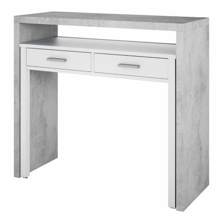 Desk Forés White 98,5 X 36 X 87,5 CM Metal MDF