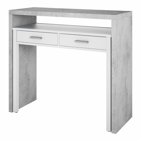 Schreibtisch Forés Weiß 98,5 X 36 X 87,5 CM Metall MDF
