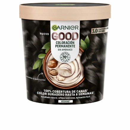 Tintura Permanente Garnier Good Castano Scuro Nº 3.0 (1 Unità)