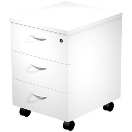 Cassettiera Artexport Presto Con ruote Bianco Melammina 43 x 52 x 59,5