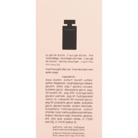 Gel Douche parfumé Narciso Rodriguez Narciso For Her 200 ml