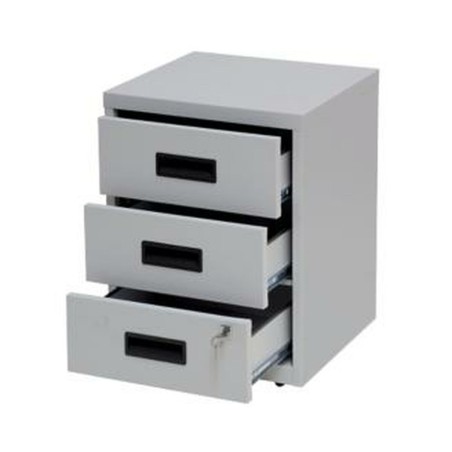Cassettiera Bisley Grigio Metallo