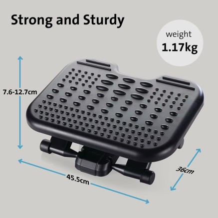 Footrest Kensington SOLEMASSAGE Black (4 Units) 2