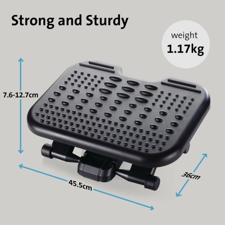 Footrest Kensington SOLEMASSAGE Black (4 Units)