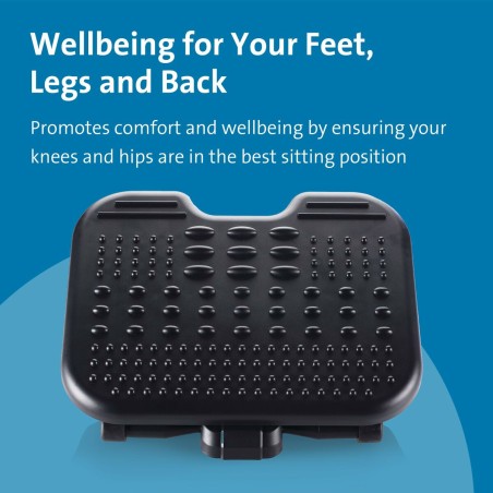 Poggiapiedi Kensington SOLEMASSAGE Nero (4 Unità)