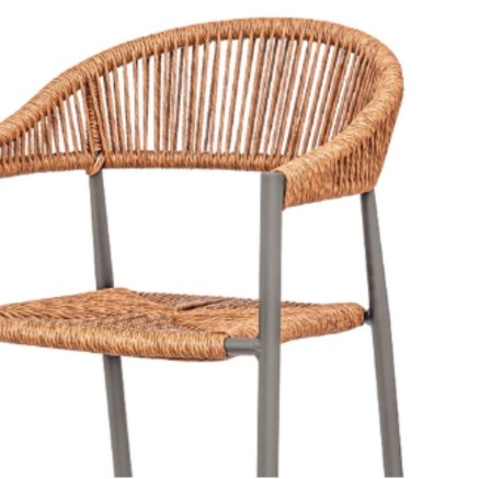 Hocker Neska Weiß Synthetisch Aluminium 56 x 56,5 x 112 cm 2
