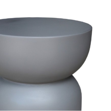 Hocker Bacoli Grau Zement 33 x 33 x 46 cm 2