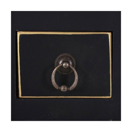 Recibidor ORIENTE Negro Dorado 63 x 26 x 80 cm 2
