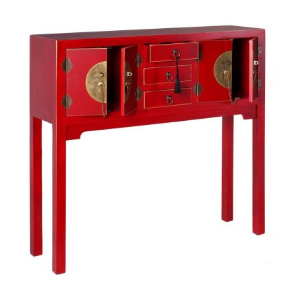 Eingangsbereich ORIENTE Rot Gold 95 x 26 x 90 cm