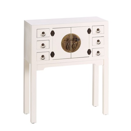 Ingresso ORIENTE Bianco Dorato 63 x 26 x 80 cm