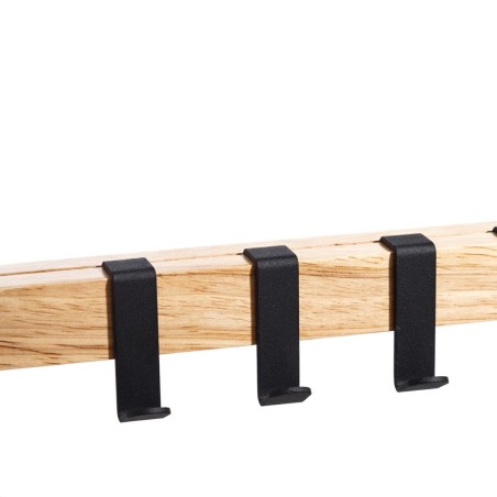 Wandkapstok 75 x 21 x 13 cm Metaal Hout industrial
