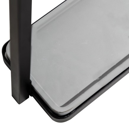 Perchero 37 x 37 x 170 cm Negro Metal industrial 2