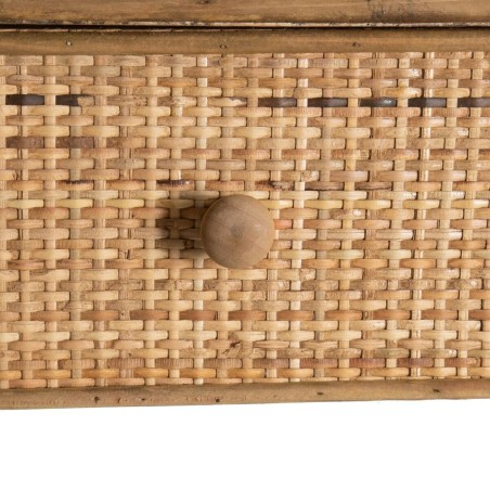 Sideboard RATÁN Natural Rattan Fir wood MDF Wood 91 x 36 x 80 cm