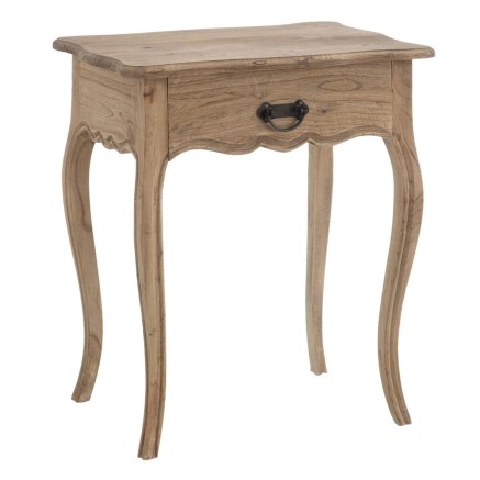 Comodino 58 x 43 x 70 cm Naturale legno di mindi