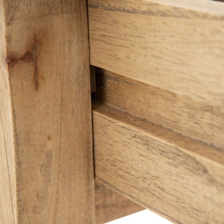 Table de Nuit 58 x 43 x 70 cm Naturel bois mindi