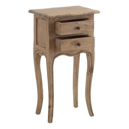Comodino Naturale legno di mindi 40 x 30 x 72 cm